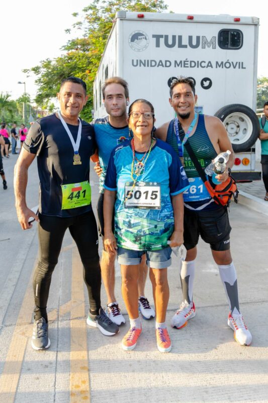 Exitosa Carrera Tulum 13K reúne a 230 atletas en el Caribe Maya 