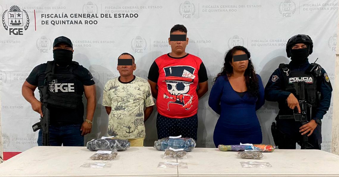 Capturan FGE de Quintana Roo y SSC a 24 personas por narcomenudeo en Cancún